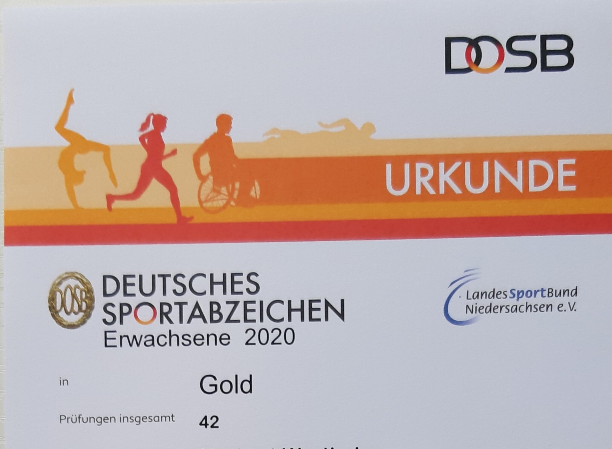 Liebgewonnene Tradition Deutsches Sportabzeichen HannoverDöhren