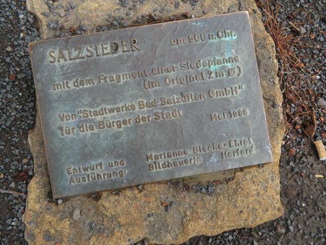 Salzsieder mit Siedepfanne.