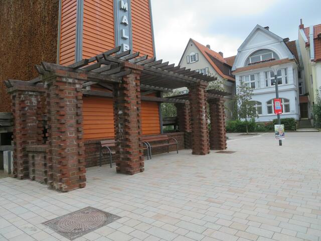 Bank vor dem Gradierwerk