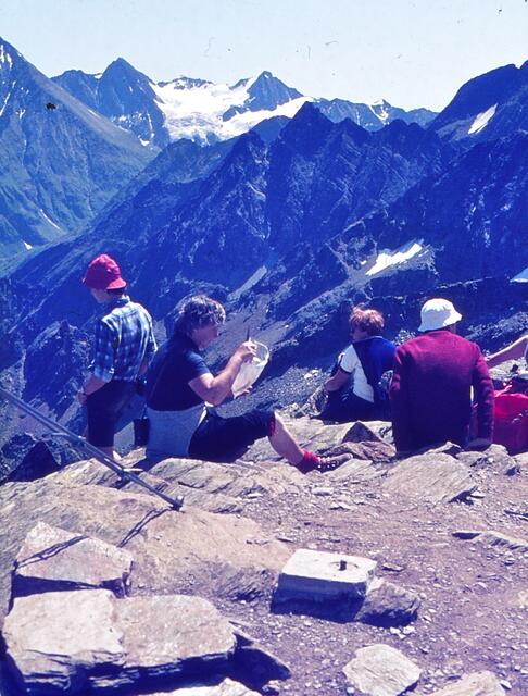 Auf dem Gipfel des Gamskogel (2815 m), 22. Juli 1983
