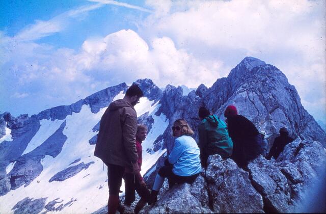 auf dem Gipfel des Kammerlinghorn, 28. Juli 1974 | Foto: unbekannt