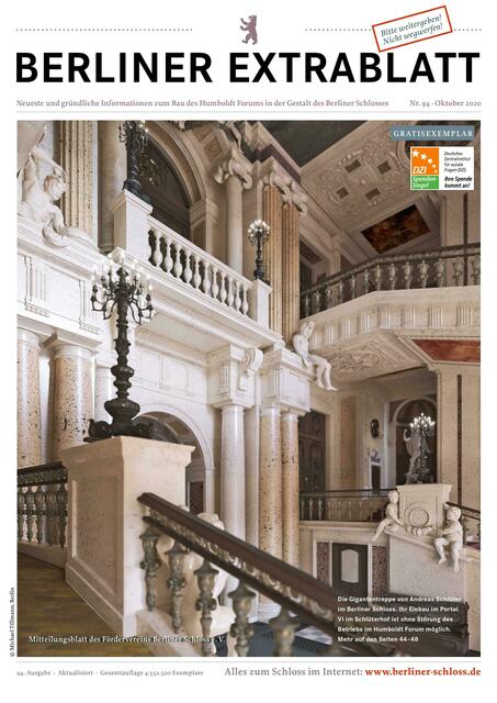 Nr. 94 &gt; https://berliner-schloss.de/wp-content/uploads/Berliner_Extrablatt_Ausgabe-94_web.pdf | Foto: wie vor