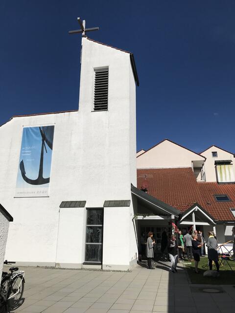 „Wie ein Zeichen" steht für Regionalbischof Axel Piper die evangelische Kirche in Friedberg mitten im Leben