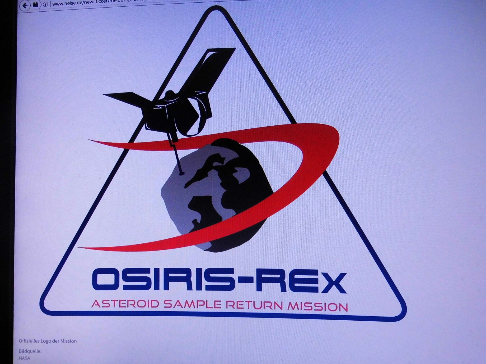 Raumschiff „ OSIRISRex “ sammelt Gesteinsproben . . . Burgdorf