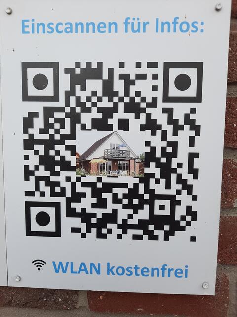 Barcode schnell mal einscannen: QR-Code = Quick Response Zeichen, also schnell lesbar.