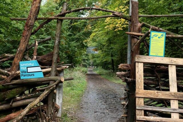 Zugang zum Danni-Trimmpfad