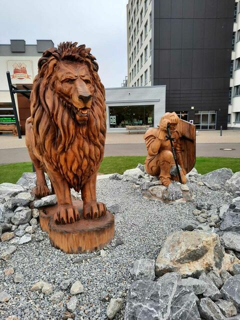 Holzskulptur
