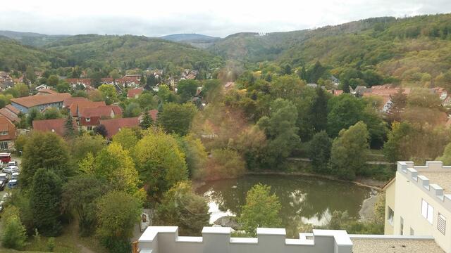 Brockenblick vom Hotelzimmer