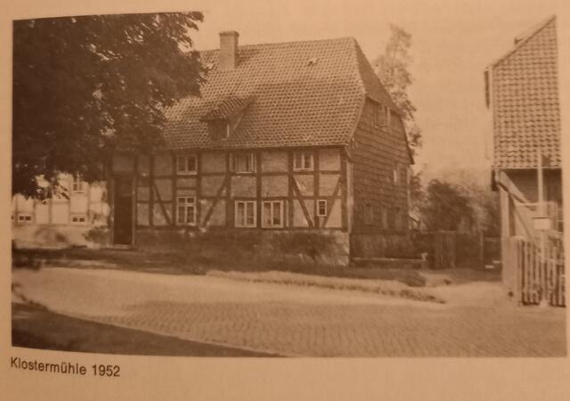 Klostermühle und Waldarbeiterhaus hier in der Nähe war das Haus der Ziegenhirten
