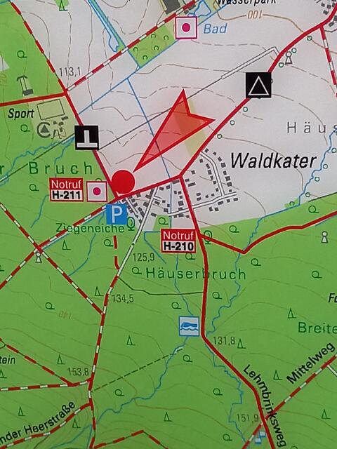 Ortsteil Waldkater mit Ziegeneiche
