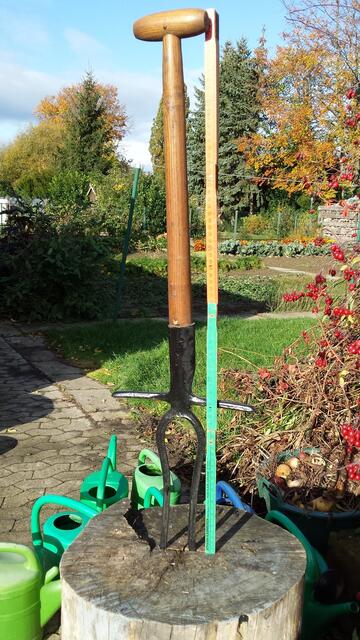 Handrübenroder, die Gesamtlänge betrug 80 cm.