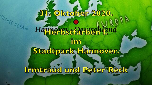 31. Oktober 2020. Herbstfarben I. im Stadtpark Hannover. Bleibt gesund!