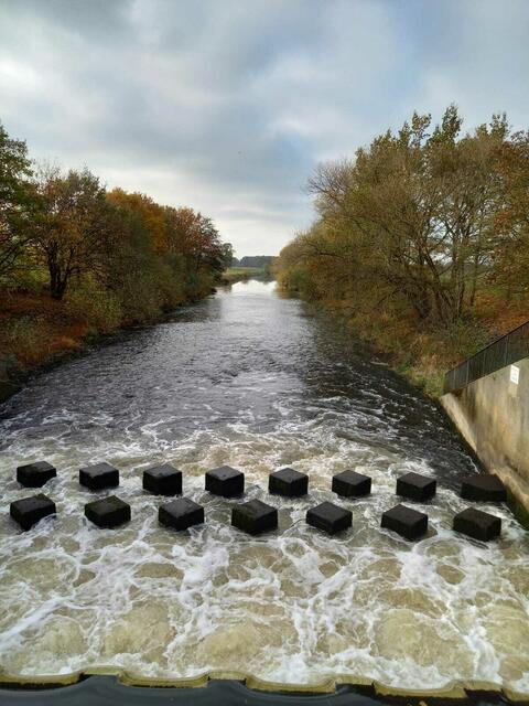 Wasser, gebremst ...