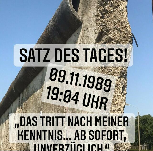 Er wird den Tag auch nicht mehr vergessen  - 31 Jahre Mauerfall - es denkt kaum noch jemand daran ! 
Heute gilt auch noch der Satz von Ulbricht :
Es lebt sich nicht schlecht in Deutschland man darf nur kein Arbeiter oder Bauer seien !!!

Ist es nicht so ???
Für Politiker und Beamten hat sich die Wiedervereinigung gelohnt, 
mann denke nur an die Diäten, die Altersversorgung der Abgeordneten von den unverschämten Abfindungen.