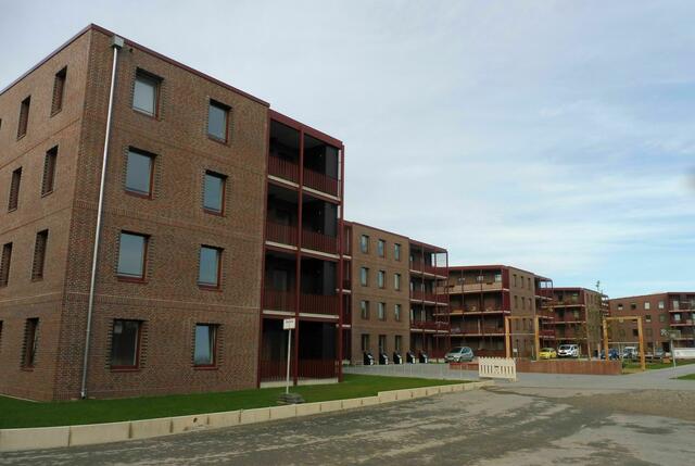 ... Viele Wohnungen mit Blick aud den Wald "Große Heide" sind schon belegt, November 2020.