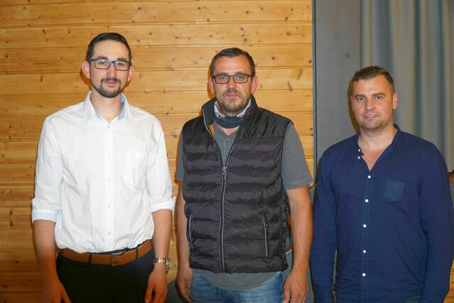 Vor der neuen Saison wurde der Vorstend neu gewählt. (v.l.n.r.: Stefan Christ, Sven Sorkale, Tim Bertele)