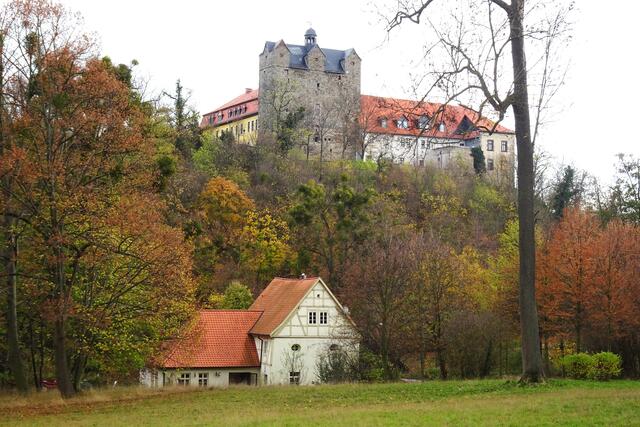 Schlossmühle und Schloss Ballenstedt