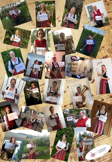 Collage "Wir Musikanten..."