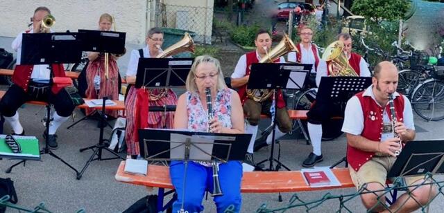 Auftritt im Biergarten Wanninger