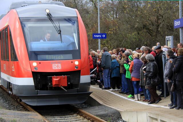 Im November 2014 wurde im Rahmen eines Bahnhoffestes ein Regionalzug auf dem Namen Ellrich getauft.