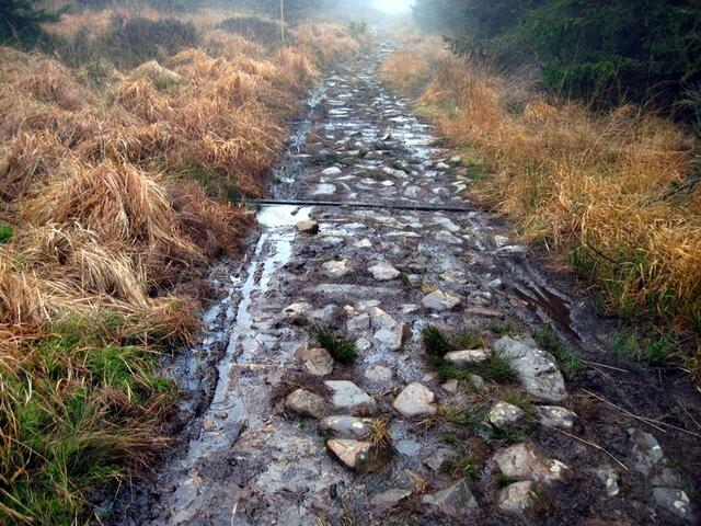 Schwierige Wegstrecke...