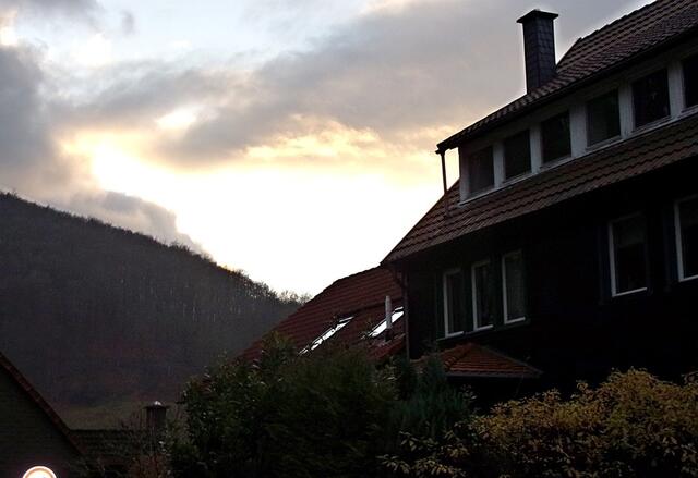 Mit Sonnenstrahlen angekommen in Lonau