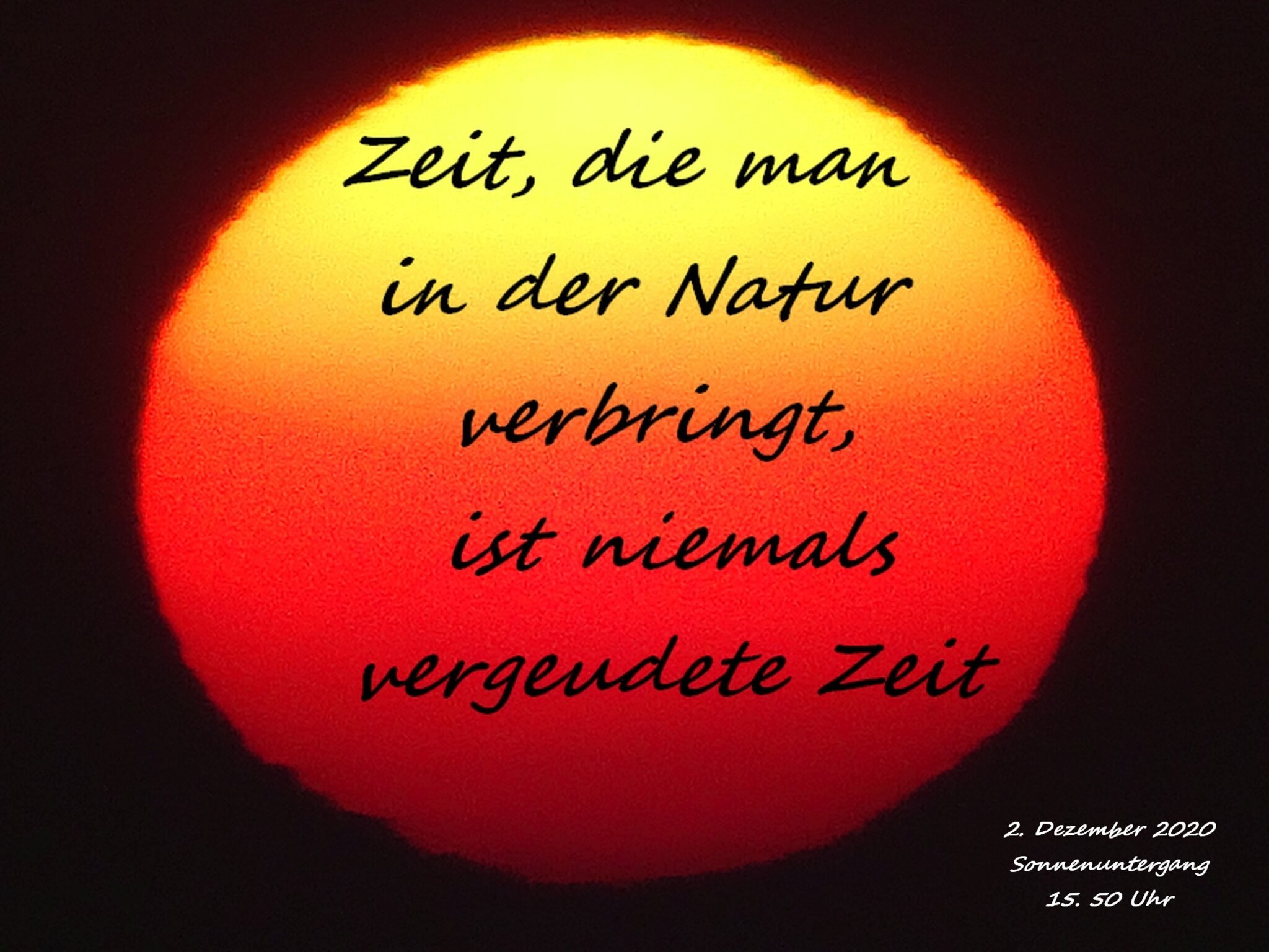 Nimm dir Zeit für die schönen