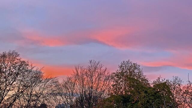 5. Dezember 2020. 16.30 Uhr Die Sonne geht unter! Bleibt gesund!