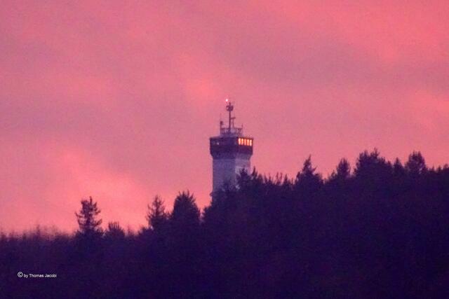 Aussicht vom Türmel zum Pöhlberg