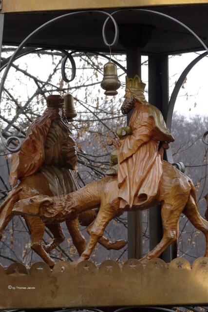 Schwarzenberg, Detail der Weihnachtspyramide