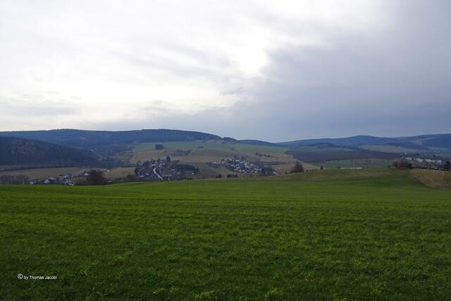 Emmlerweg, Blick nach Raschau