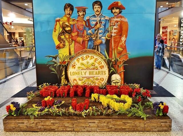 Ausstellung in den Potsdamer Platz Arkaden "The Beatles Fab Forever" vor einigen Jahren