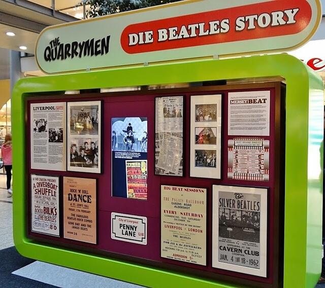 Ausstellung in den Potsdamer Platz Arkaden "The Beatles Fab Forever" vor einigen Jahren