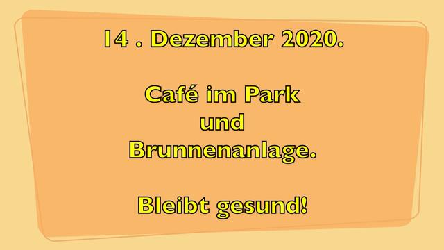 14. Dezember 2020. Bei uns im GDA. Bleibt gesund!