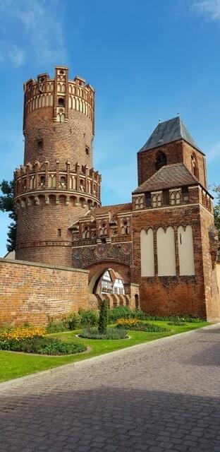 Neustädter Tor in der Kaiser- und Hansestadt Tangermünde