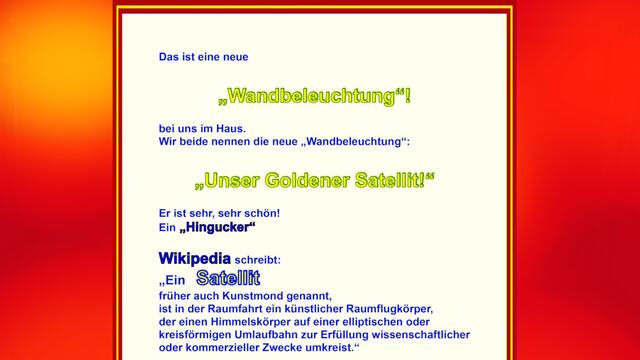 19. Dezember 2020. „Unser Goldener Satellit!“ im GDA Hannover. Bleibt gesund!