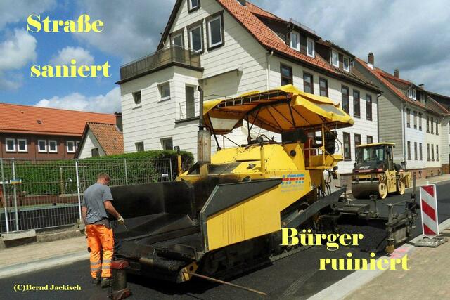 Logo Straße saniert - Bürger ruiniert