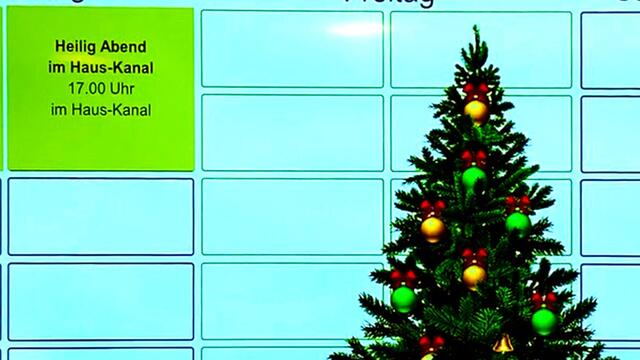 24. Dezember 2020. III. Heilig Abend im Haus-Kanal. Bleibt gesund! Wir sagen D A N K E !