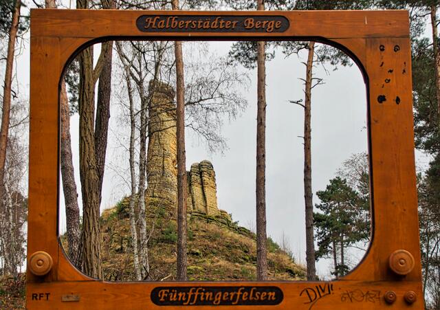 Fotorahmen Fünffingerfelsen