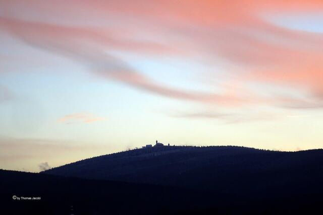 Blick zum Fichtelberg