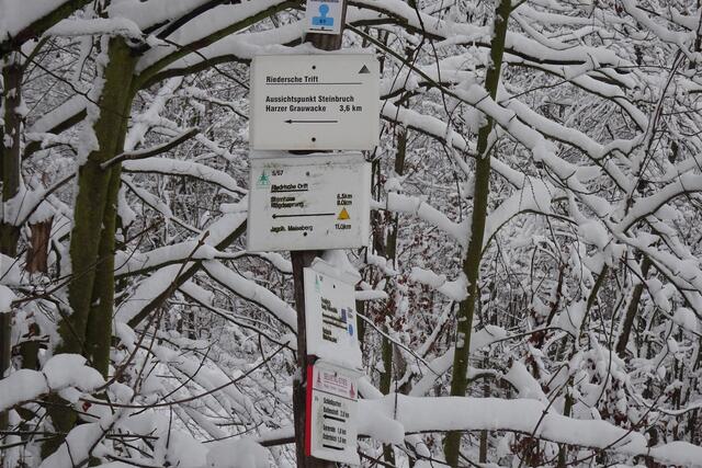 Wegweiser am Fürstenweg