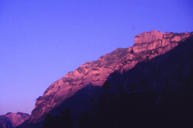 Alpenglühen auf der Kanisfluh