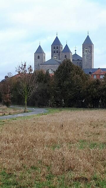 Blick auf das Kloster Münsterschwarzach