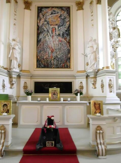 Christianskirche in Hamburg-Altona - Abschiedsfeier für Mutter und Frau Jutta mit gesungenen Lichtgebeten von José Ramón Morán und Gruppe am 17.07.2017