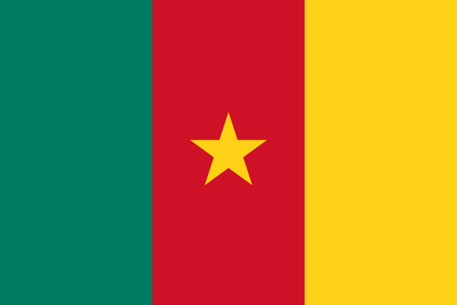 KAMERUN Flagge &gt; gemeinfrei &gt; https://de.wikipedia.org/wiki/Kamerun#/media/Datei:Flag_of_Cameroon.svg | Foto: wie vor