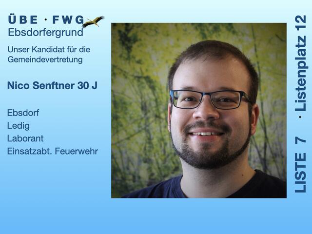 Nico Senftner, ÜBE-FWG Ebsdorfergrund