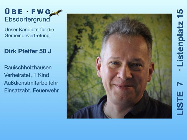 Dirk Pfeifer, ÜBE-FWG Ebsdorfergrund