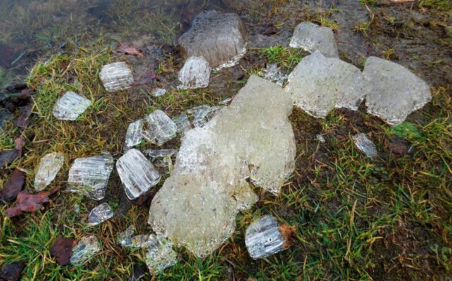 Eisreste am Silbersee
