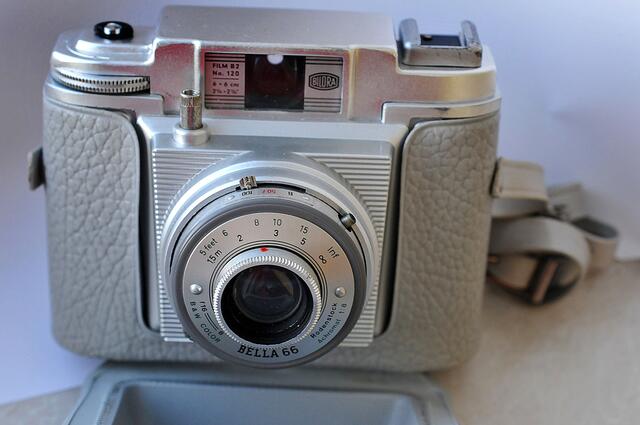 Die Kamera, mit der die vorstehenden Aufnahmen entstanden.