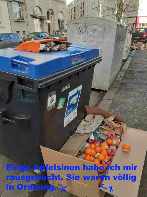 Weggeworfen ... ohne Worte